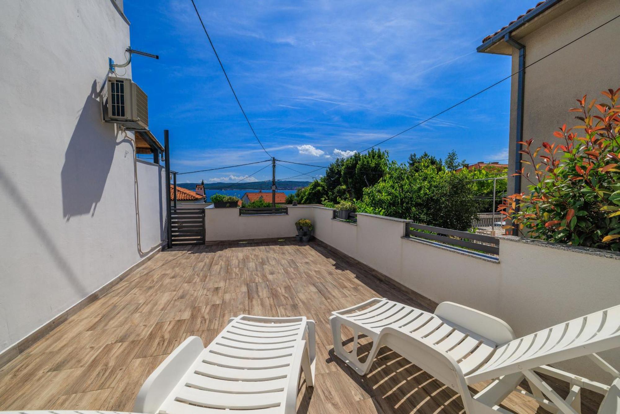 Apartments Luna Crikvenica Bagian luar foto